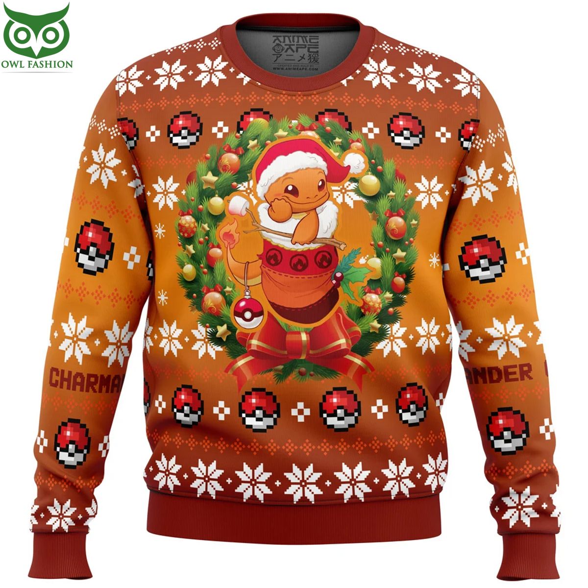 trending christmas charmander pokemon ugly christmas sweater 1 OBVK5.jpg