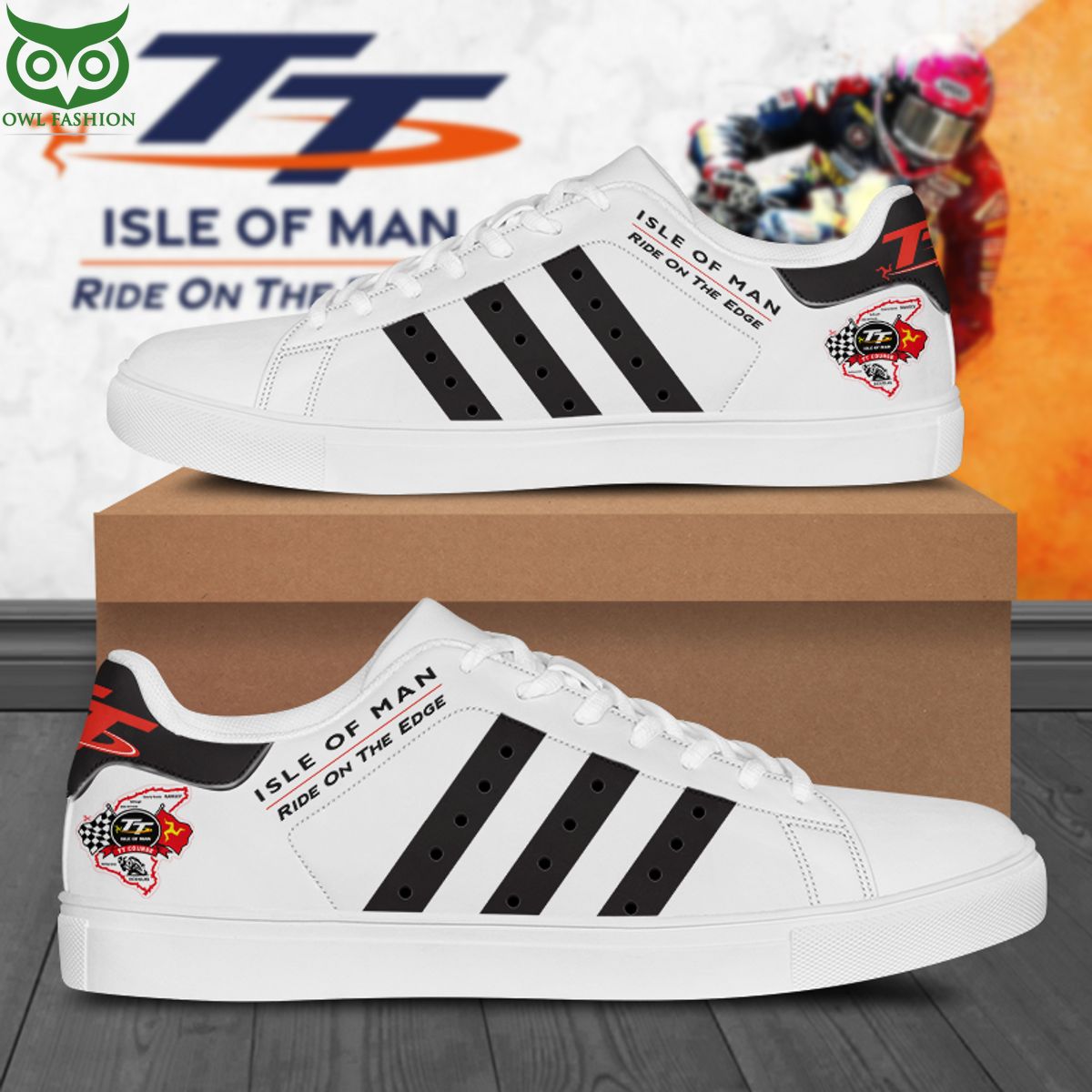 Trending Isle Of Man TT Stan Smith Skate Shoes