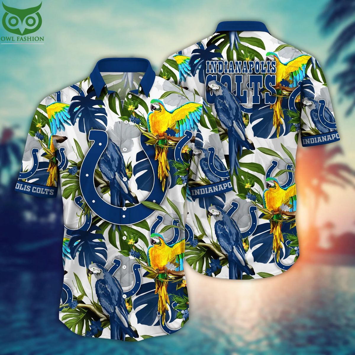 Trending NFL Indianapolis Colts Flower Summer Hawaiian Shirt Lovely smile