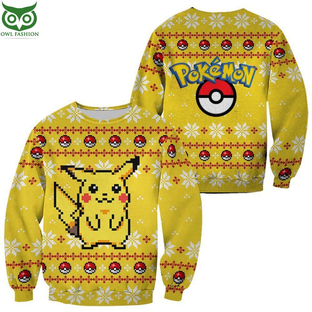Trending Pikachu Pokemon Ugly Christmas Sweater Xmas Gift