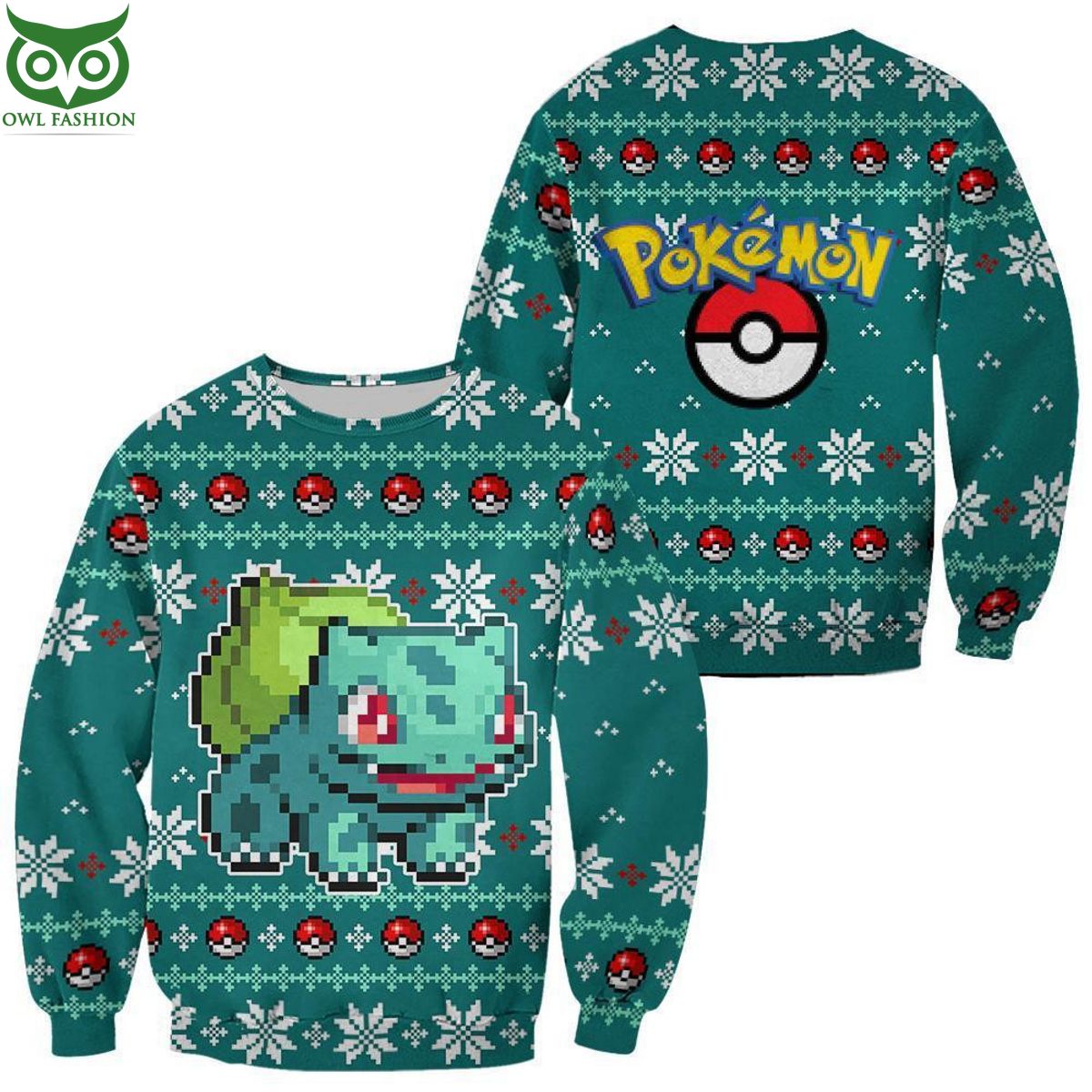 trending pokemon bulbasaur ugly christmas sweater xmas gift 1 7LXuP.jpg