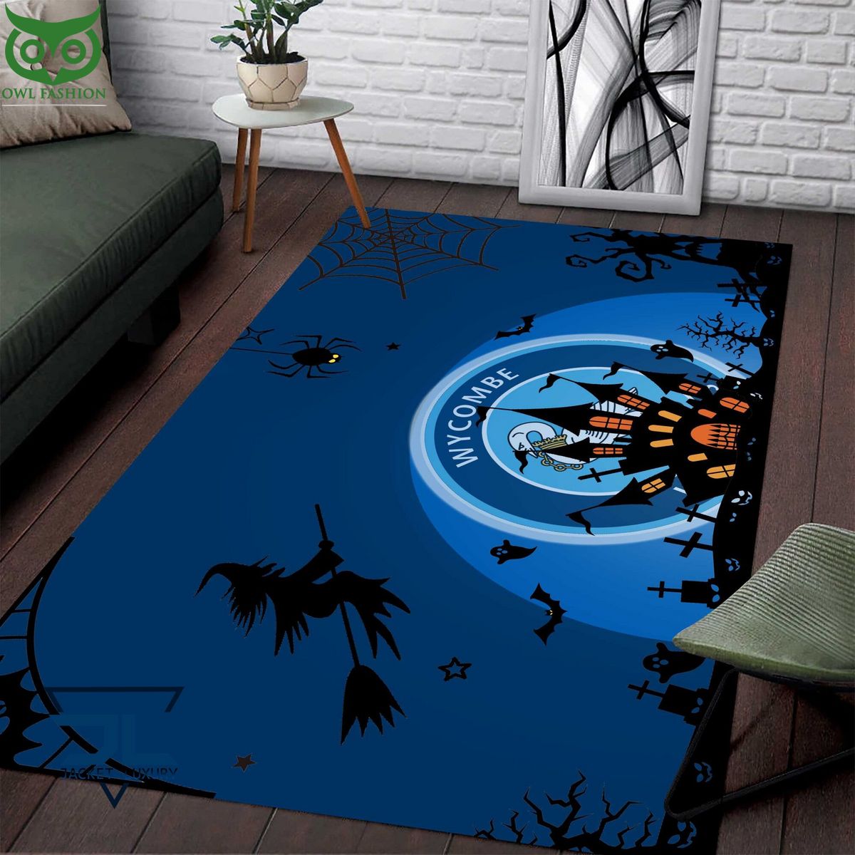 wycombe wanderers f c efl halloween carpet rug 1 9l9uI.jpg