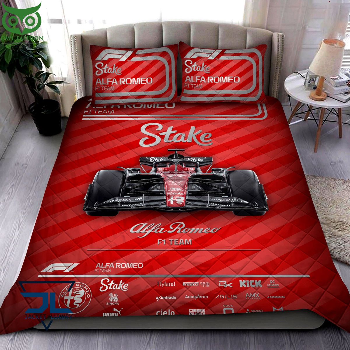 Alfa Romeo F1 Team Quilt Bedding Set