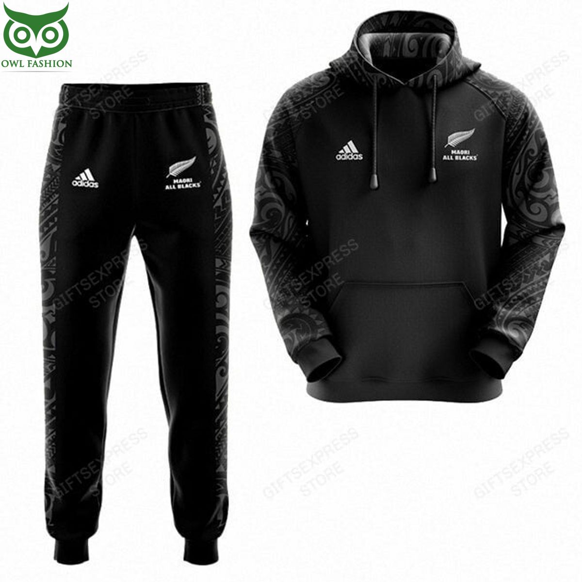 All Blacks Maori Hoodies Limited 3D Hoodie Leggings