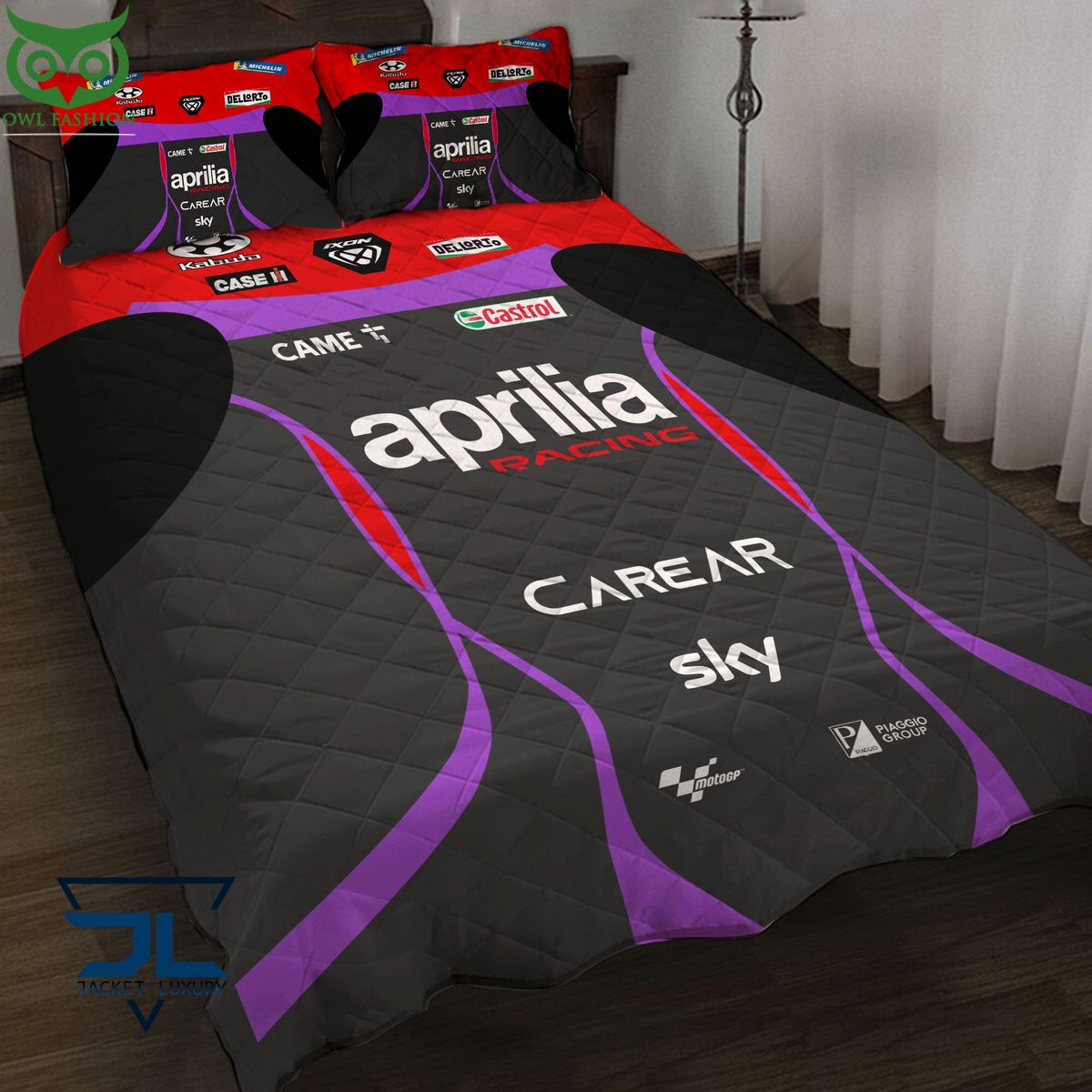 Aprilia Racing Quilt Bedding Set Long time