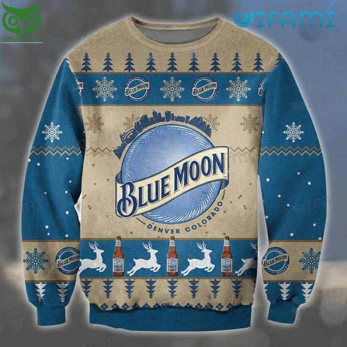 blue moon beer ugly sweater reindeer christmas gift for beer lovers 1 hx6Sk.jpg