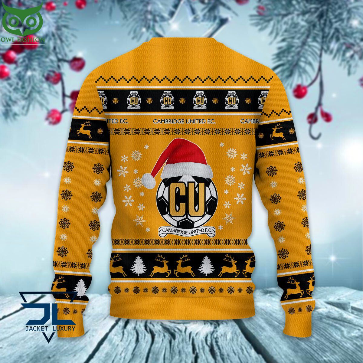 Cambridge United F.C EPL League Cup Ugly Sweater You are always best dear