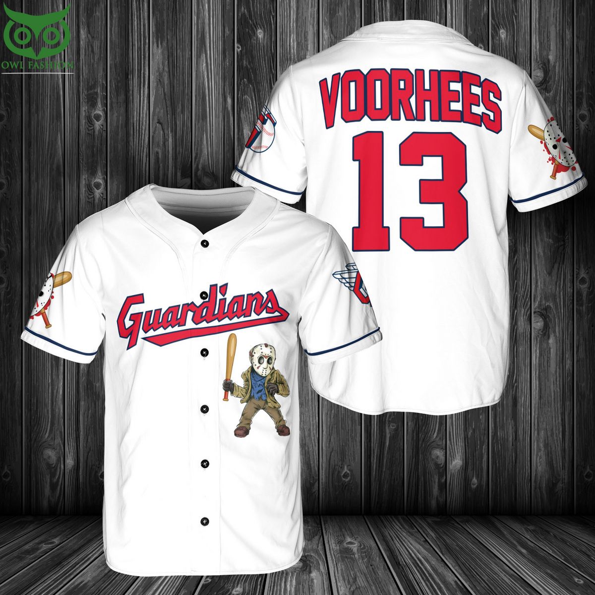 Cleveland Guardians Jason Voorhees Baseball Jersey Shirt