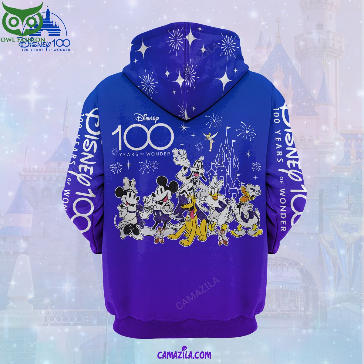 Disney Goofy 100 Years of Wonder 3D Hoodie Zip Wow! What a picture you click