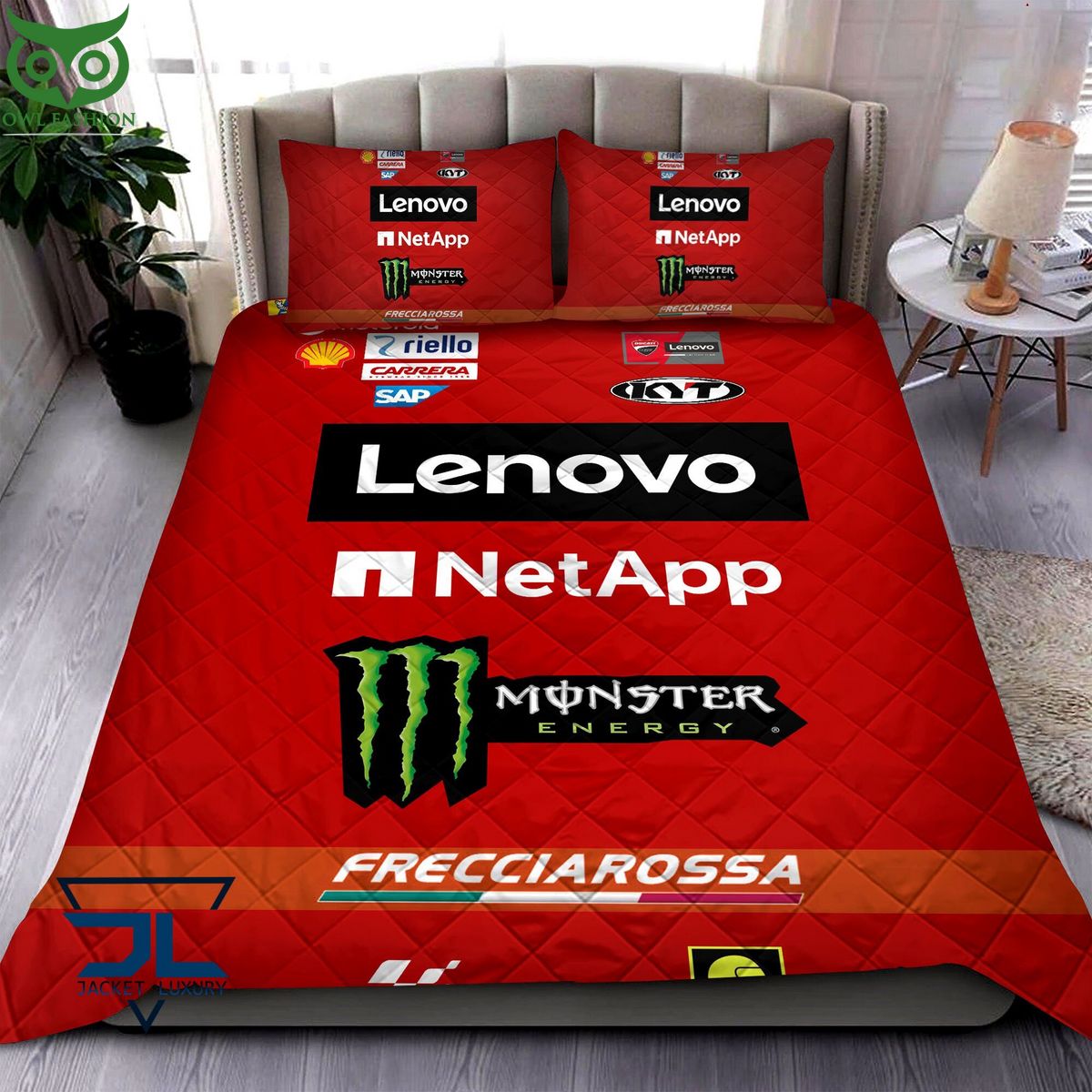 Ducati Lenovo Team Quilt Bedding Set