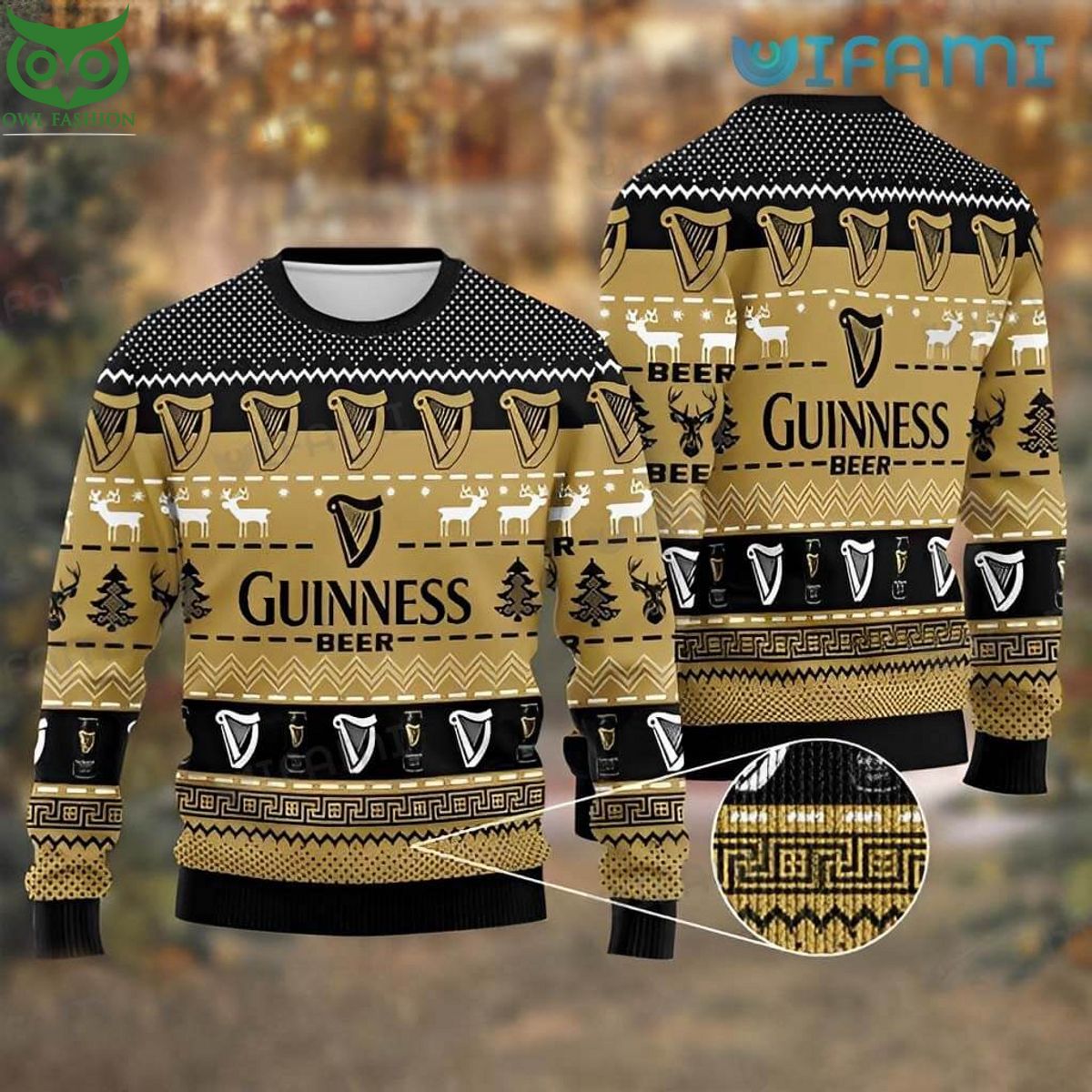 guinness ugly christmas sweater logo pattern guinness beer gift 2 pHyMb.jpg