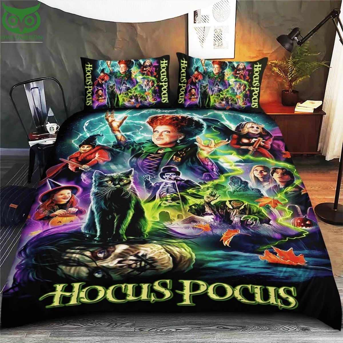 Halloween Resger Hocus Pocus Bedding Set Awesome Pic guys