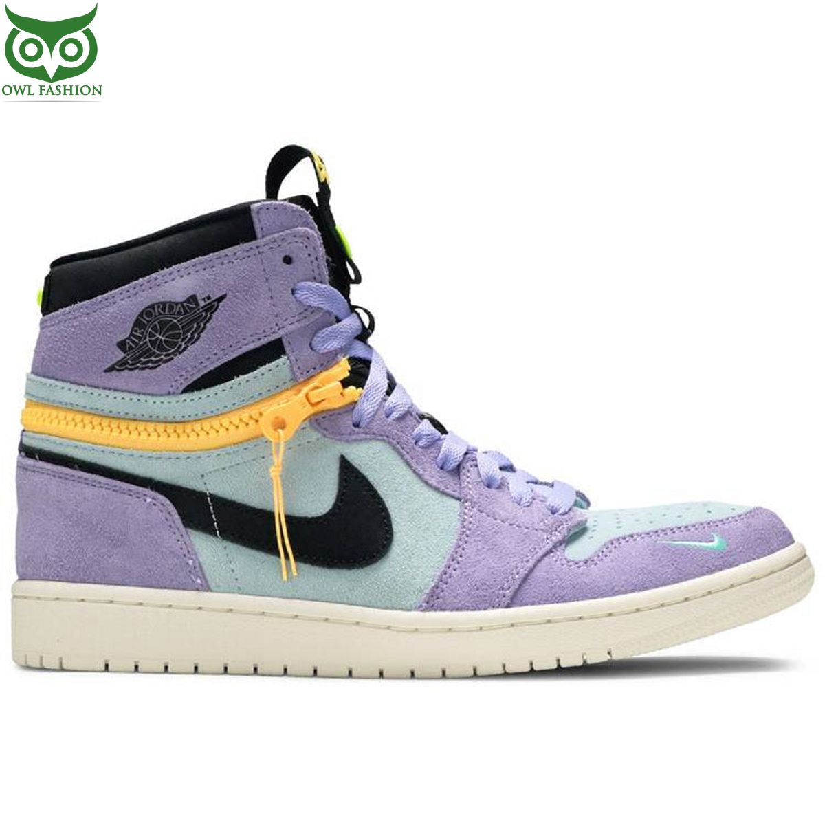 High Switch Purple Pulse Hot Air Jordan 1 Eye soothing picture dear