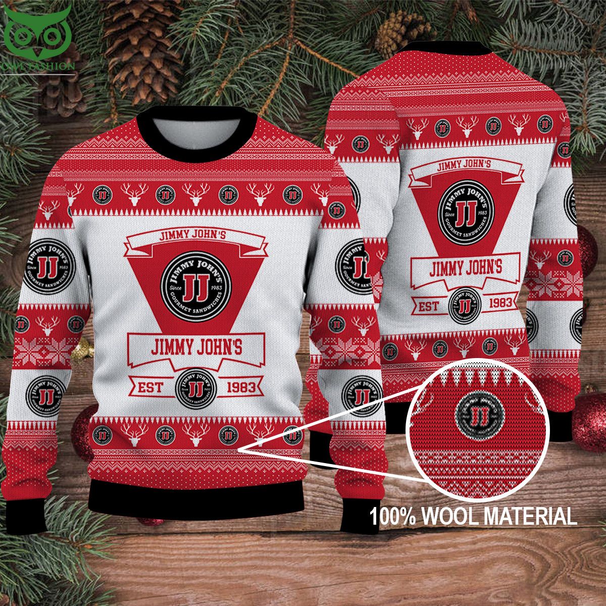 Jimmy John'S Hot Ugly Sweater Rejuvenating picture