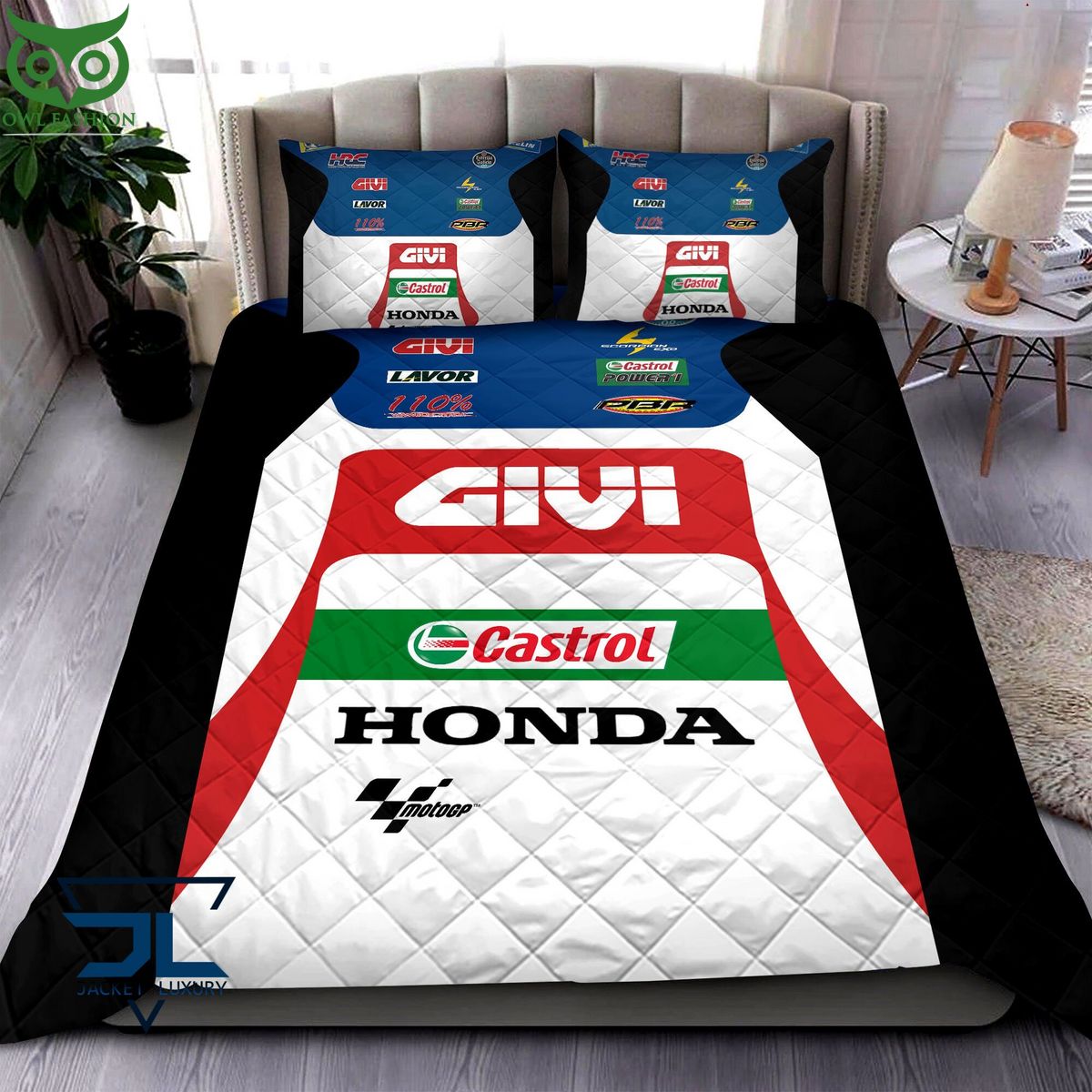 LCR Honda Team Quilt Bedding Set