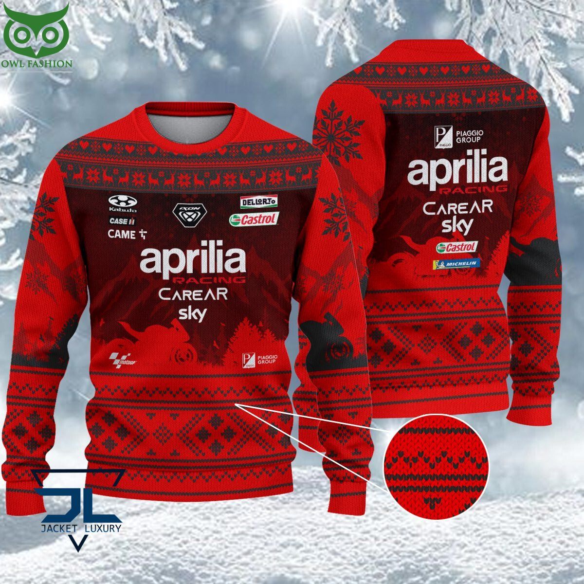 Limited Aprilia Racing Ugly Sweater Have you joined a gymnasium?