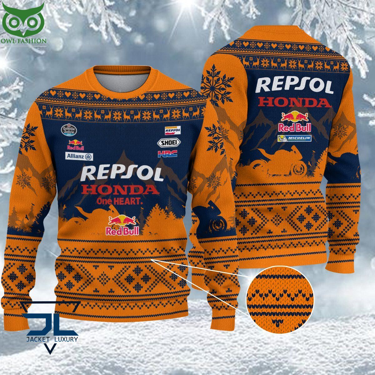 Limited Repsol Honda Team Ugly Sweater Lovely smile