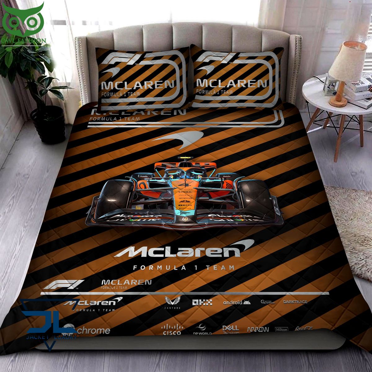 McLaren F1 Team Quilt Bedding Set