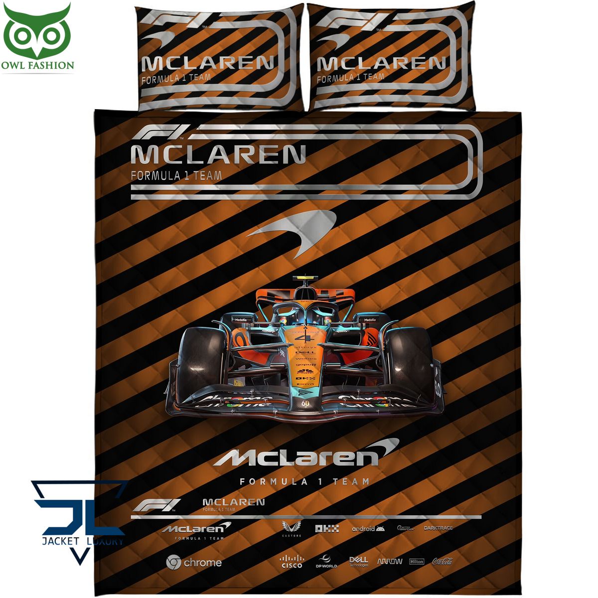 McLaren F1 Team Quilt Bedding Set You are always best dear