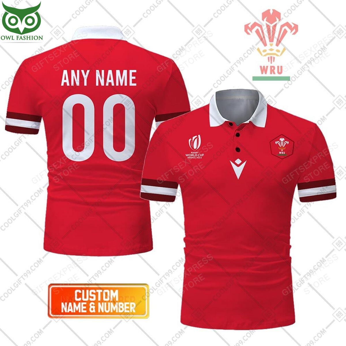 personalized rugby world cup 2023 wales rugby home jersey style polo shirt 1 qFsyF.jpg