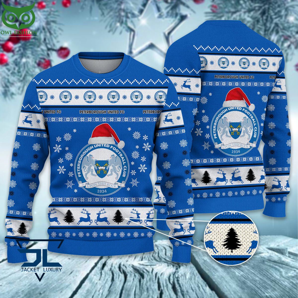 Peterborough United F.C EPL League Cup Ugly Sweater