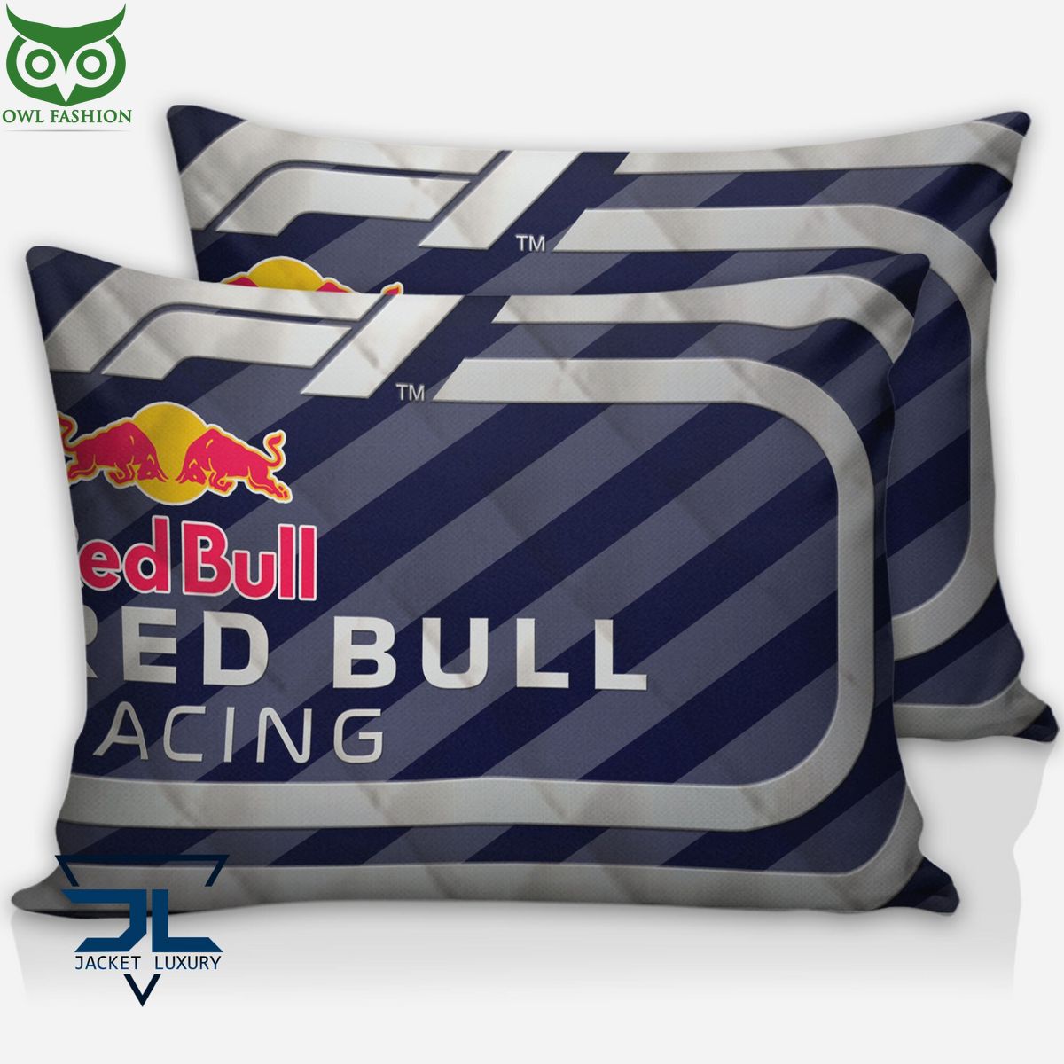 Red Bull Racing Quilt Bedding Set Nice elegant click