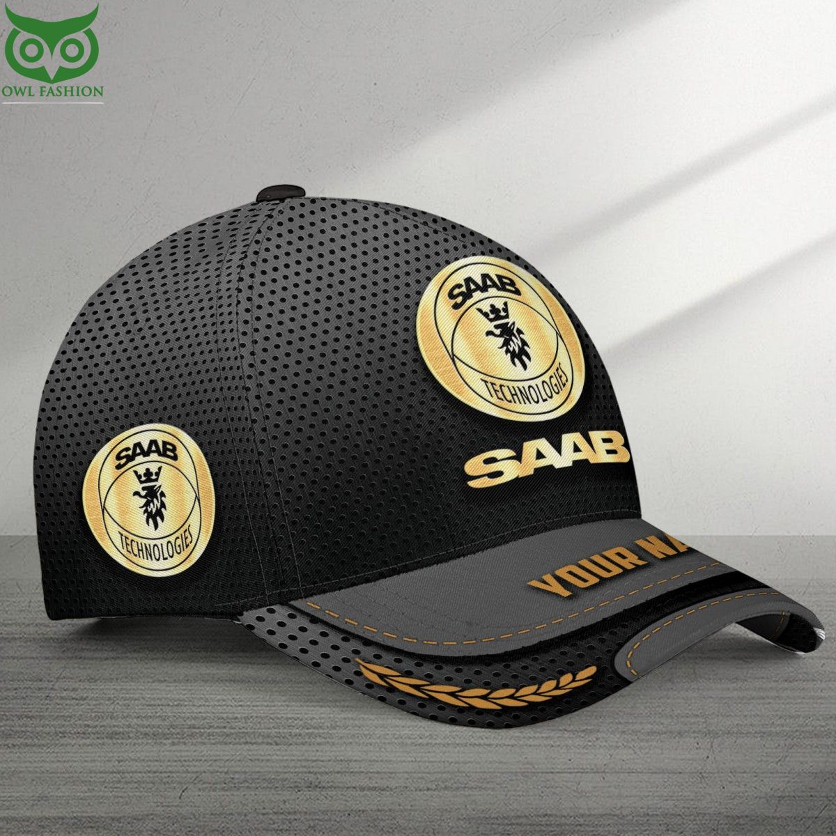 saab automobile luxury logo brand personalized classic cap 3 3YSnP.jpg