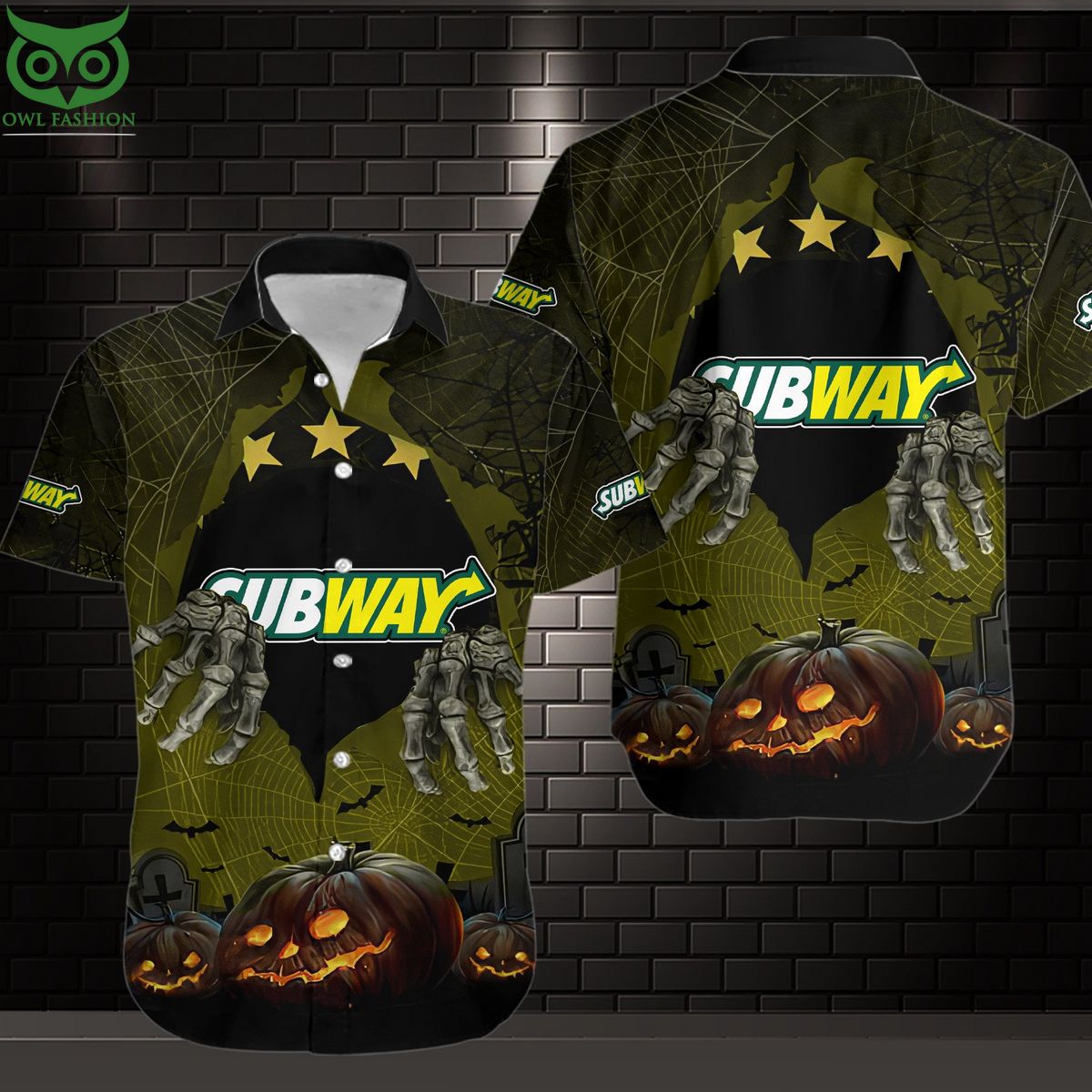 3d All Over Printed Subway Hawaiian 3D Shirt