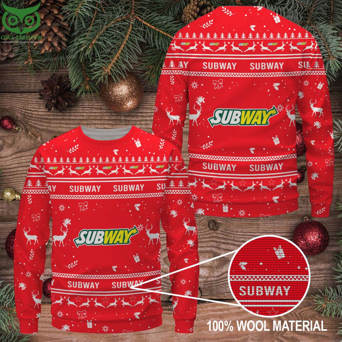 taco bell christmas premium Ugly Sweater - Owl Fashion Shop
