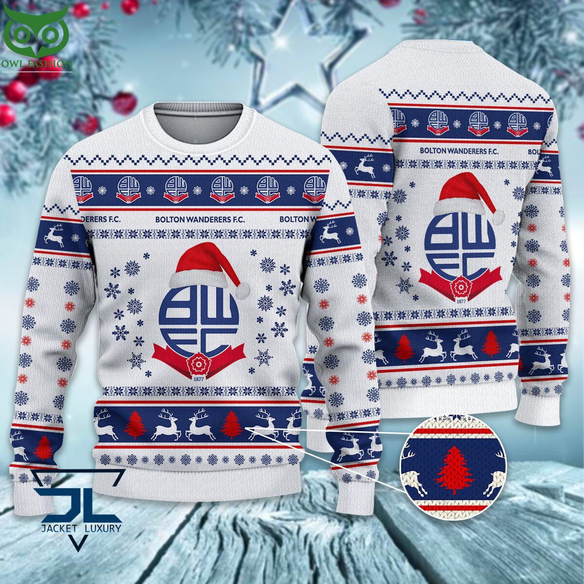 Trending Bolton Wanderers EPL League Cup New Ugly Sweater