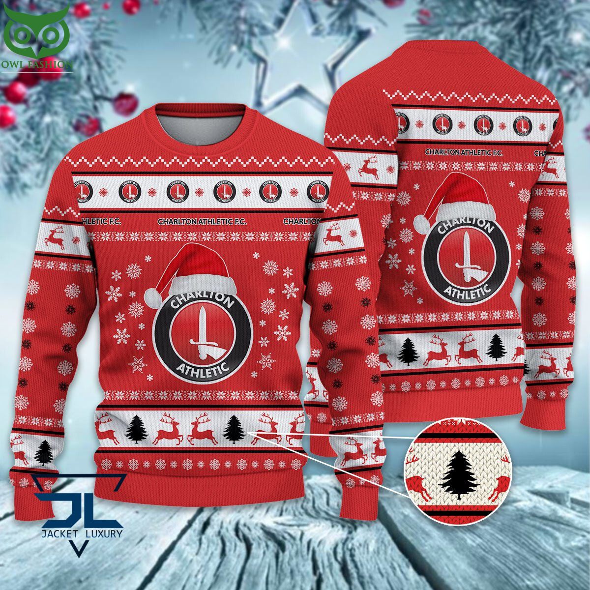 Trending Charlton Athletic F.C EPL League Cup New Ugly Sweater