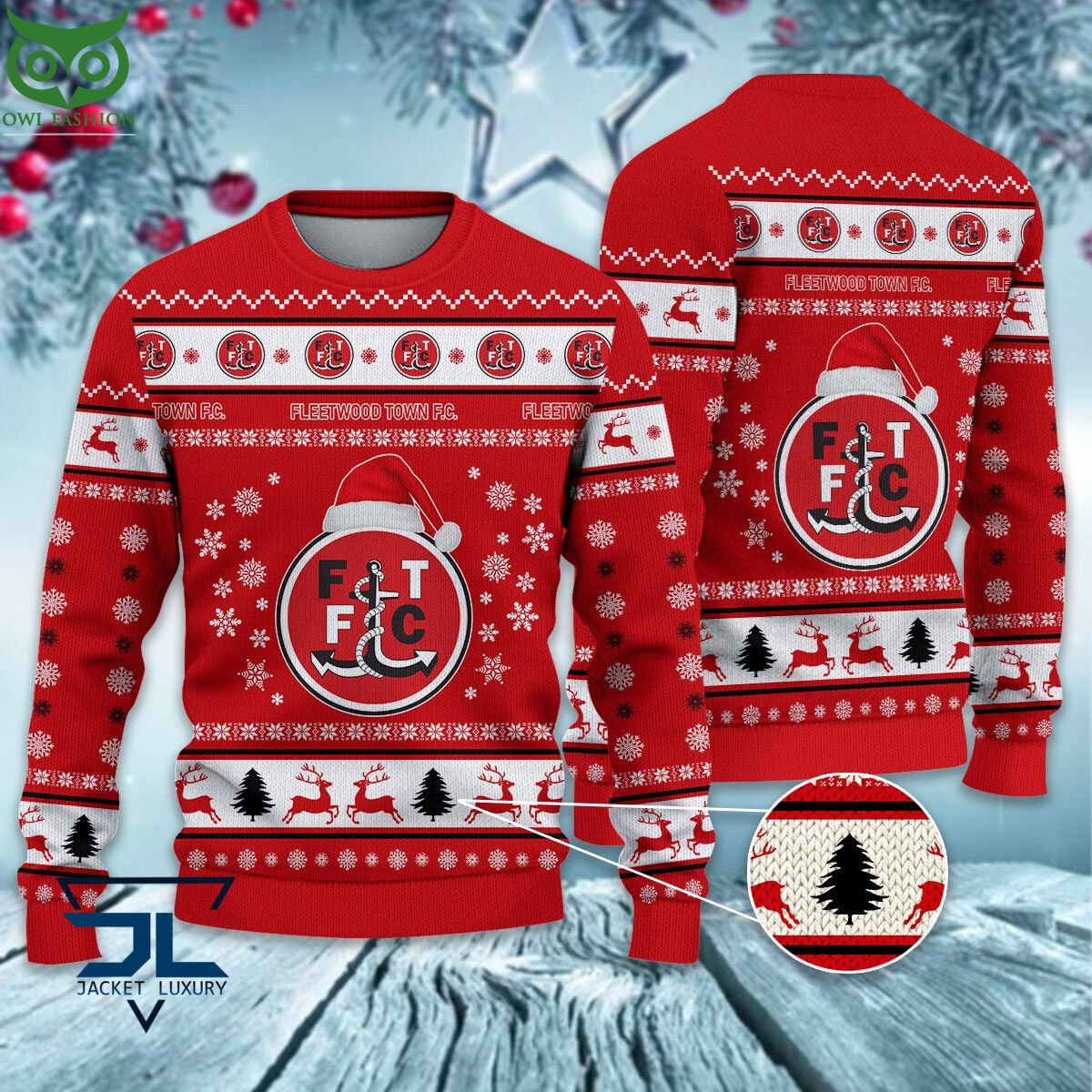 Trending Fleetwood Town F.C EPL League Cup New Ugly Sweater
