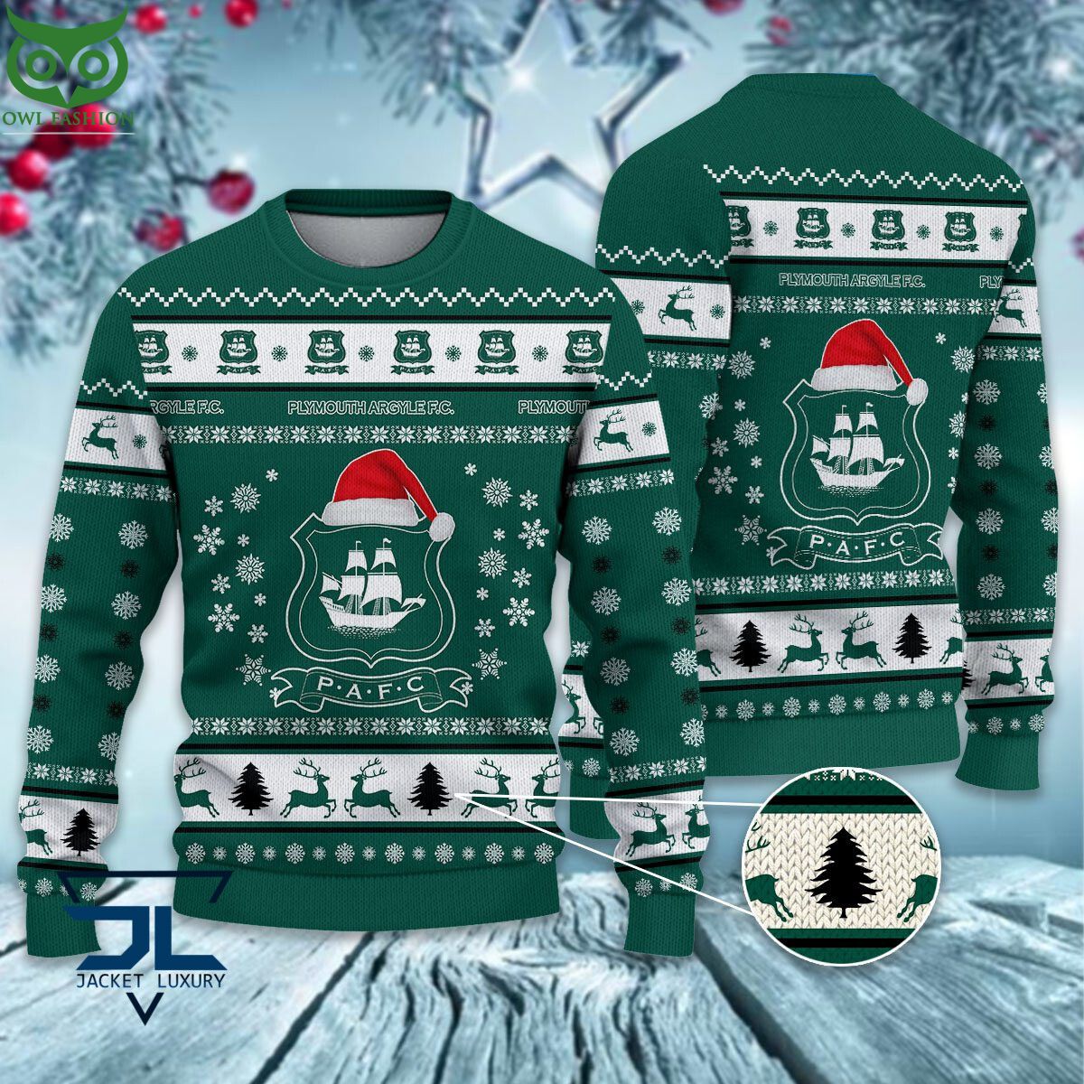 Trending Plymouth Argyle F.C EPL League Cup New Ugly Sweater Stand easy bro