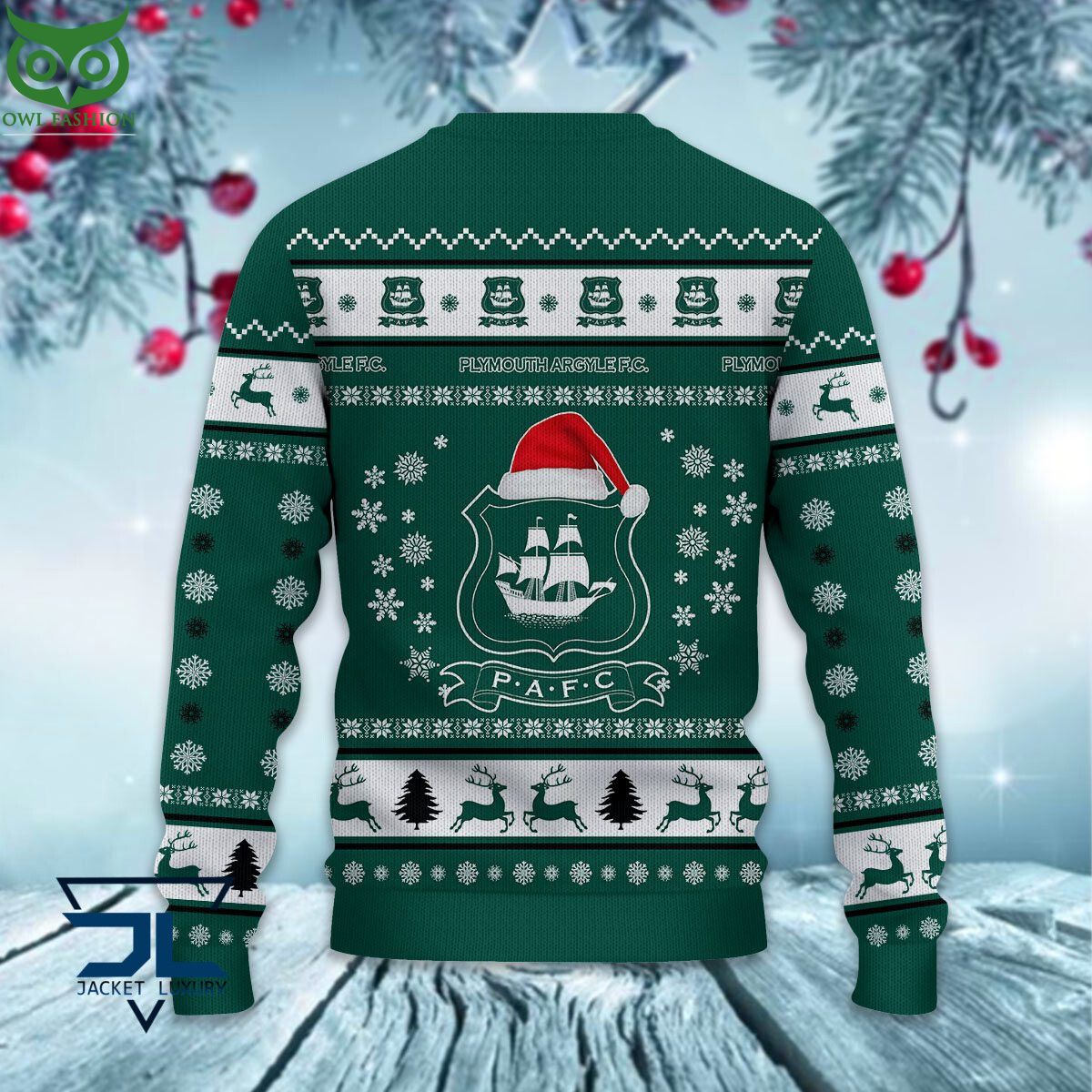 trending plymouth argyle f c epl league cup new ugly sweater 3 qZvC8.jpg