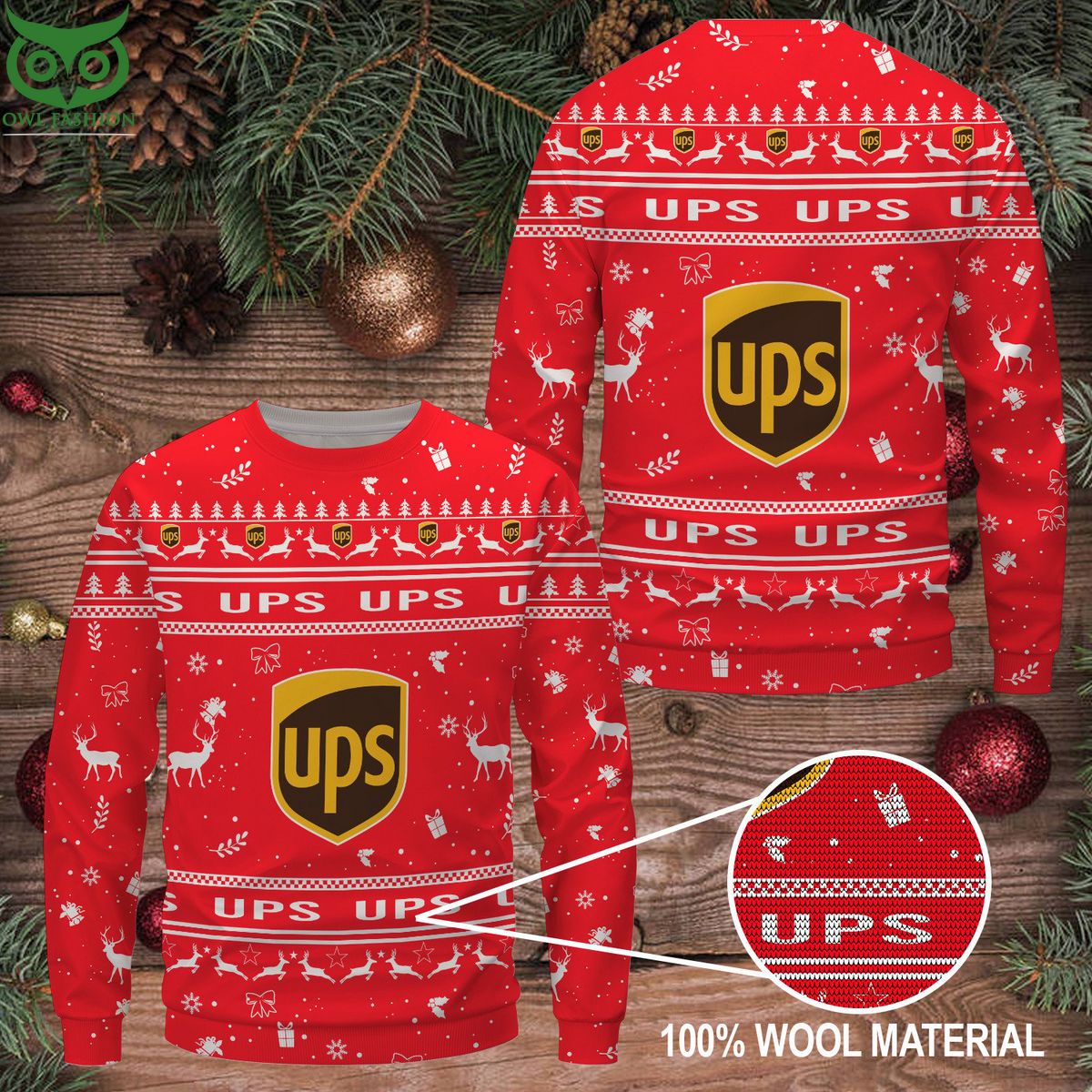 Ups Premium Ugly Christmas Sweater You tried editing this time?