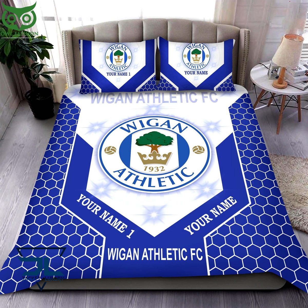 wigan athletic efl football custom bedding set 1 11OBC.jpg