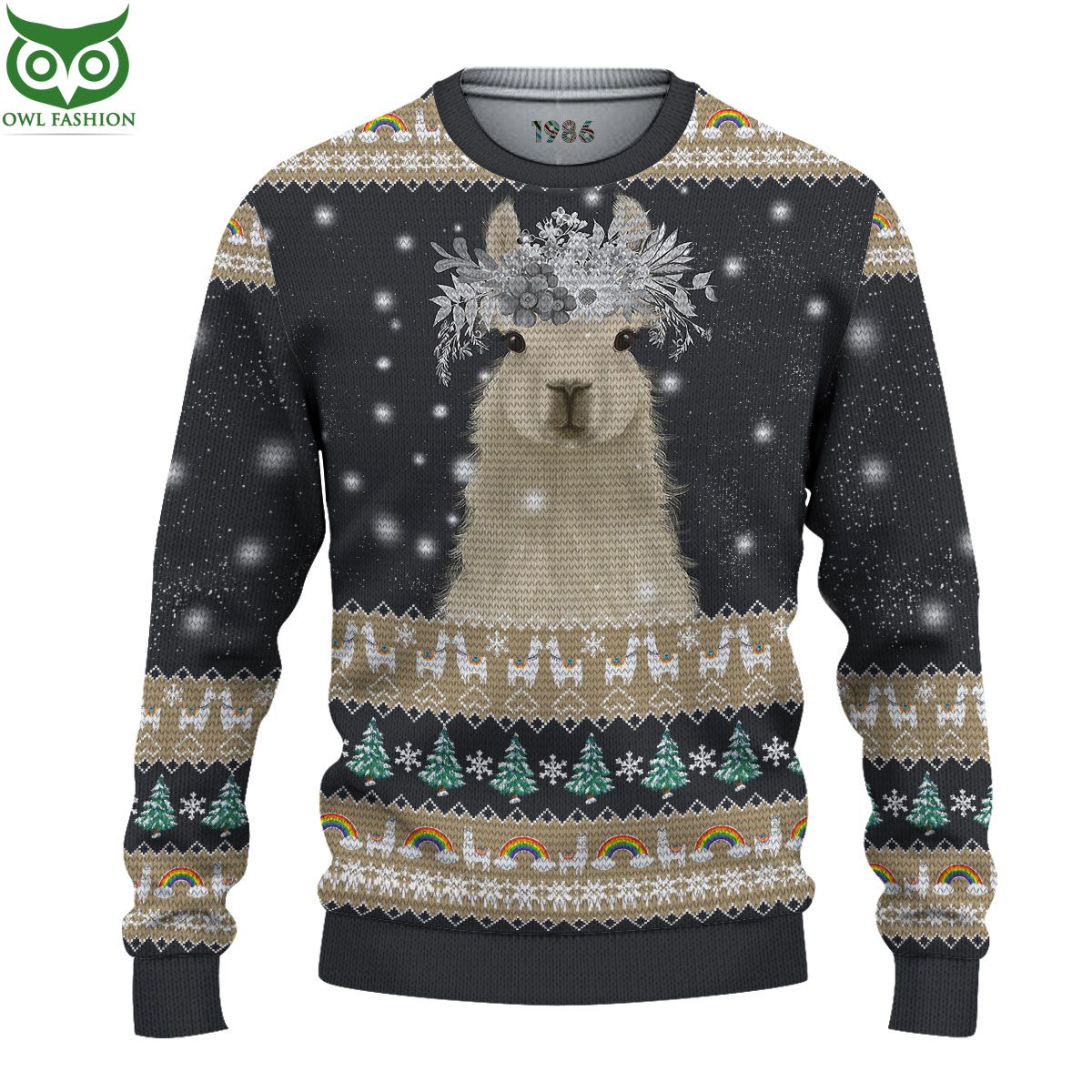 amazing llama christmas sweater 3d aop ugly sweater jumper 1 jqIGh.jpg