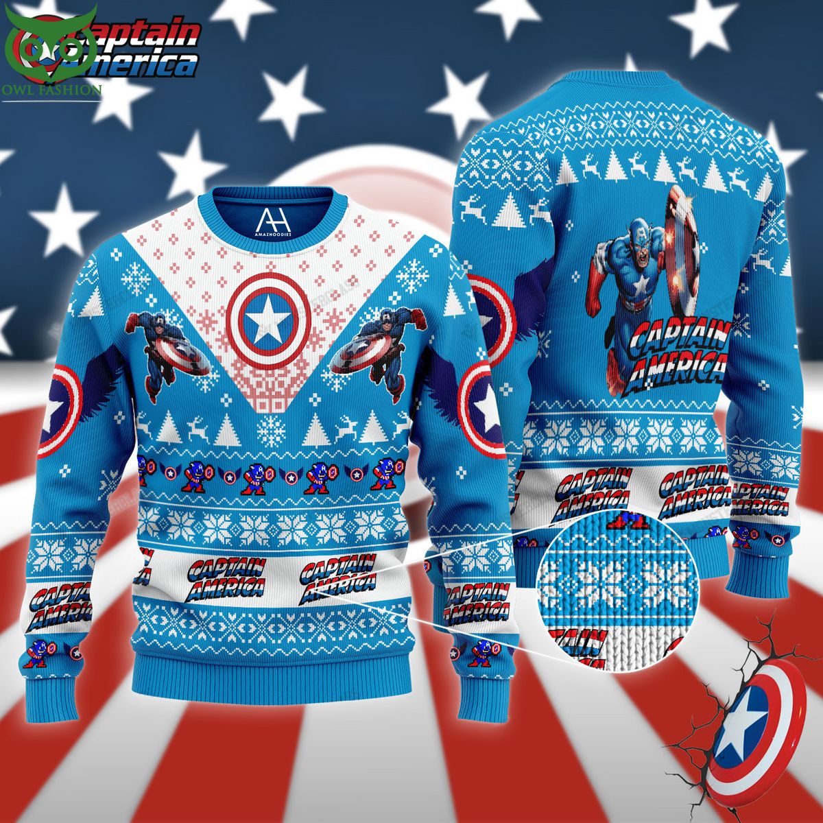 captain american 2023 comic merry christmas ugly sweater 1 6HN90.jpg