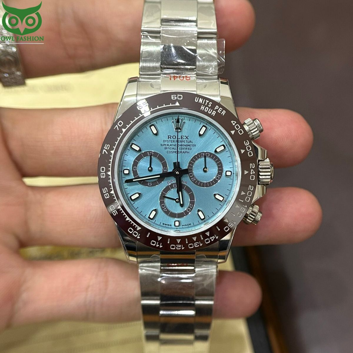 Cosmograph Daytona Platinum Ice Blue Dial Watch My friend and partner