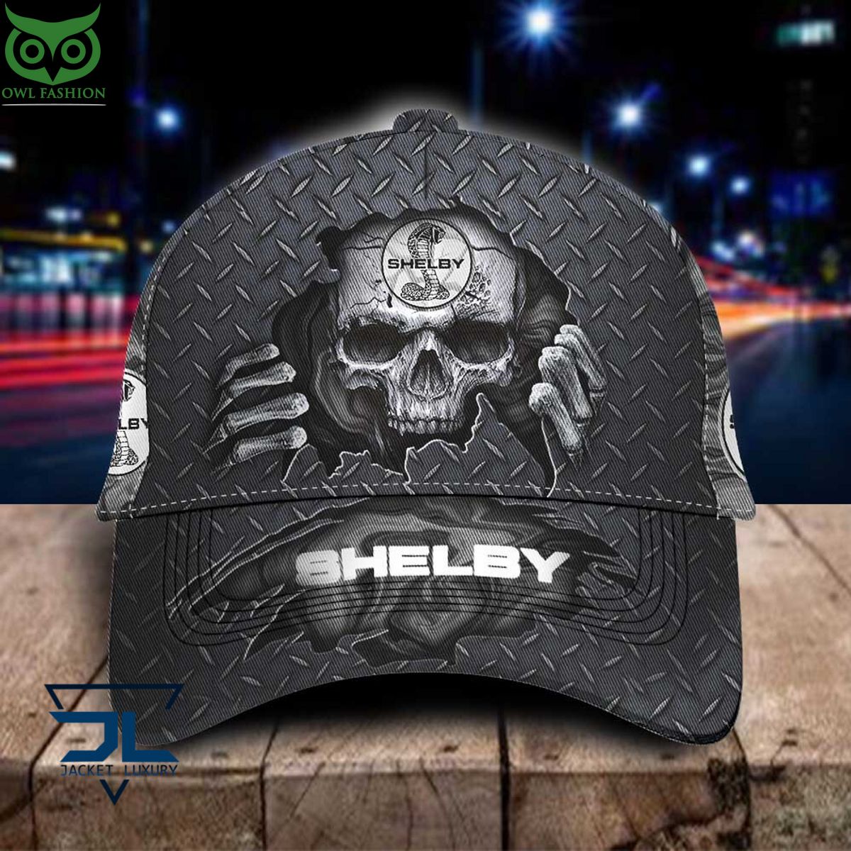 Ford Shelby Car Skull Metal Classic Cap You look too weak