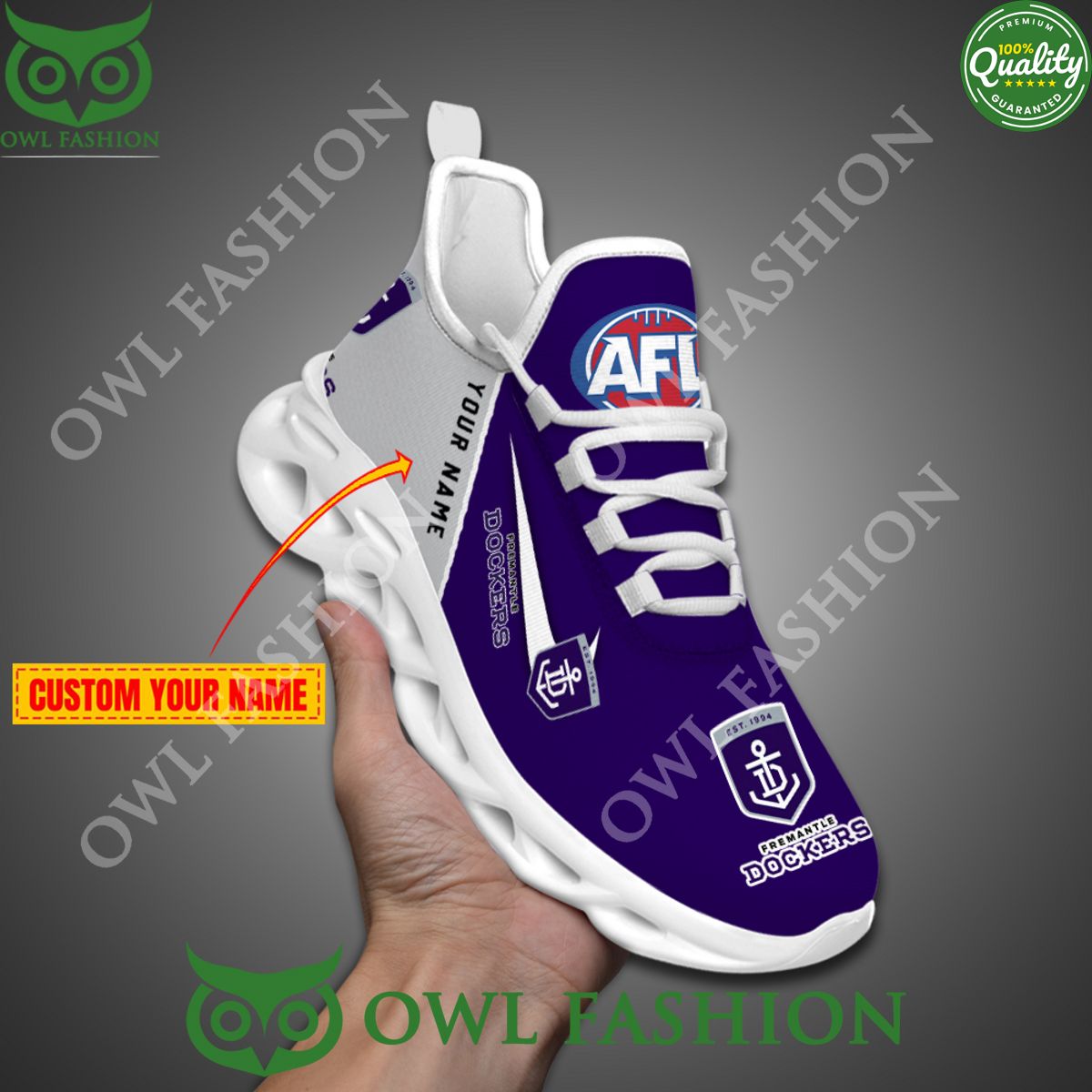 Fremantle Dockers AFL Personalized Max Soul Shoes Stunning