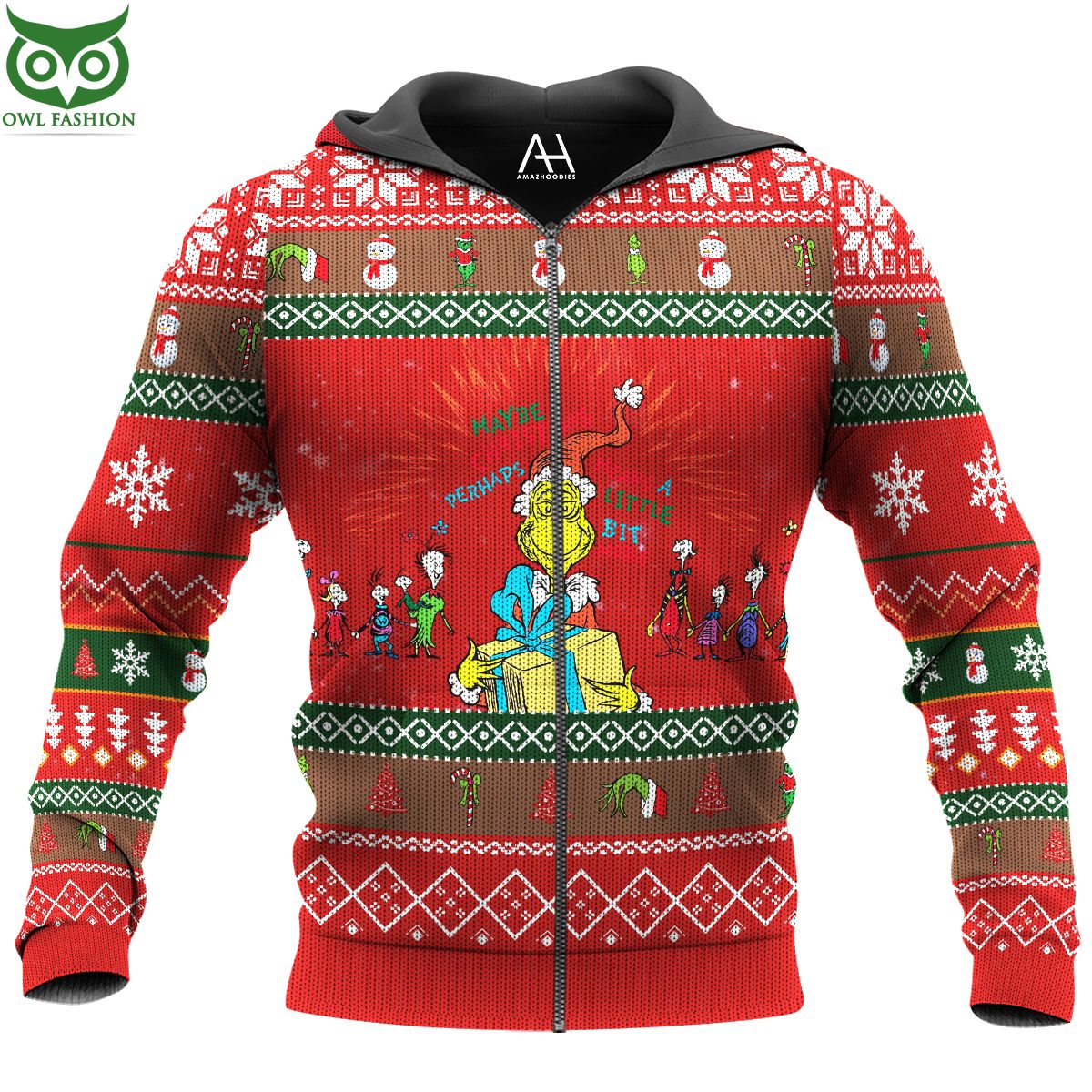 Anaheim Ducks Grinch ,Ugly Sweater Party,ugly Sweater Ideas- Ugly Christmas Sweater, Jumper - OwlOhh