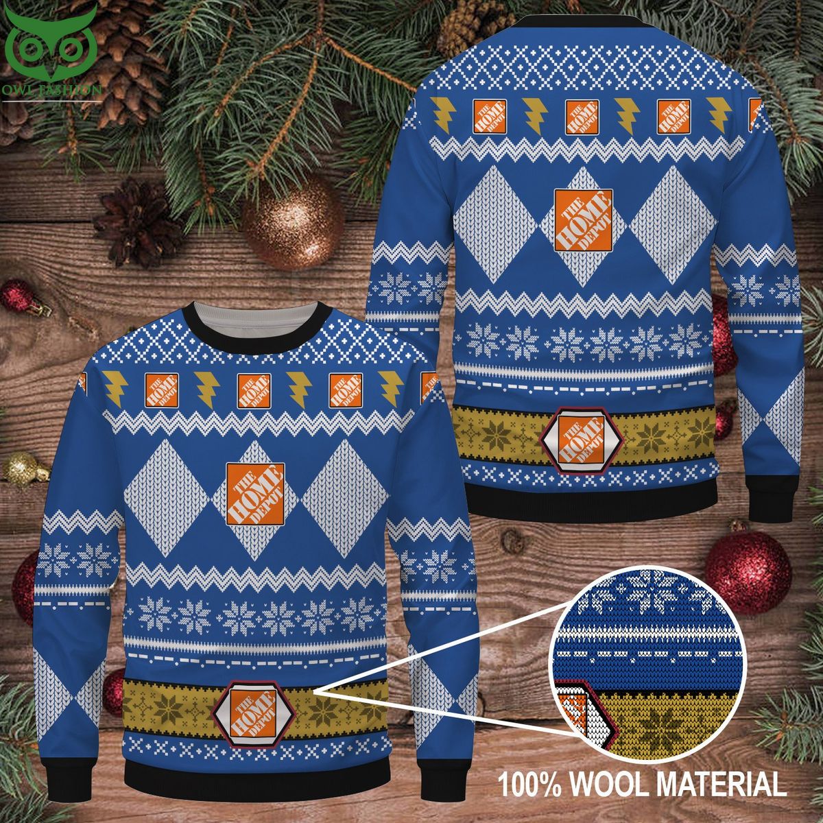 home depot christmas premium Ugly Sweater Natural and awesome