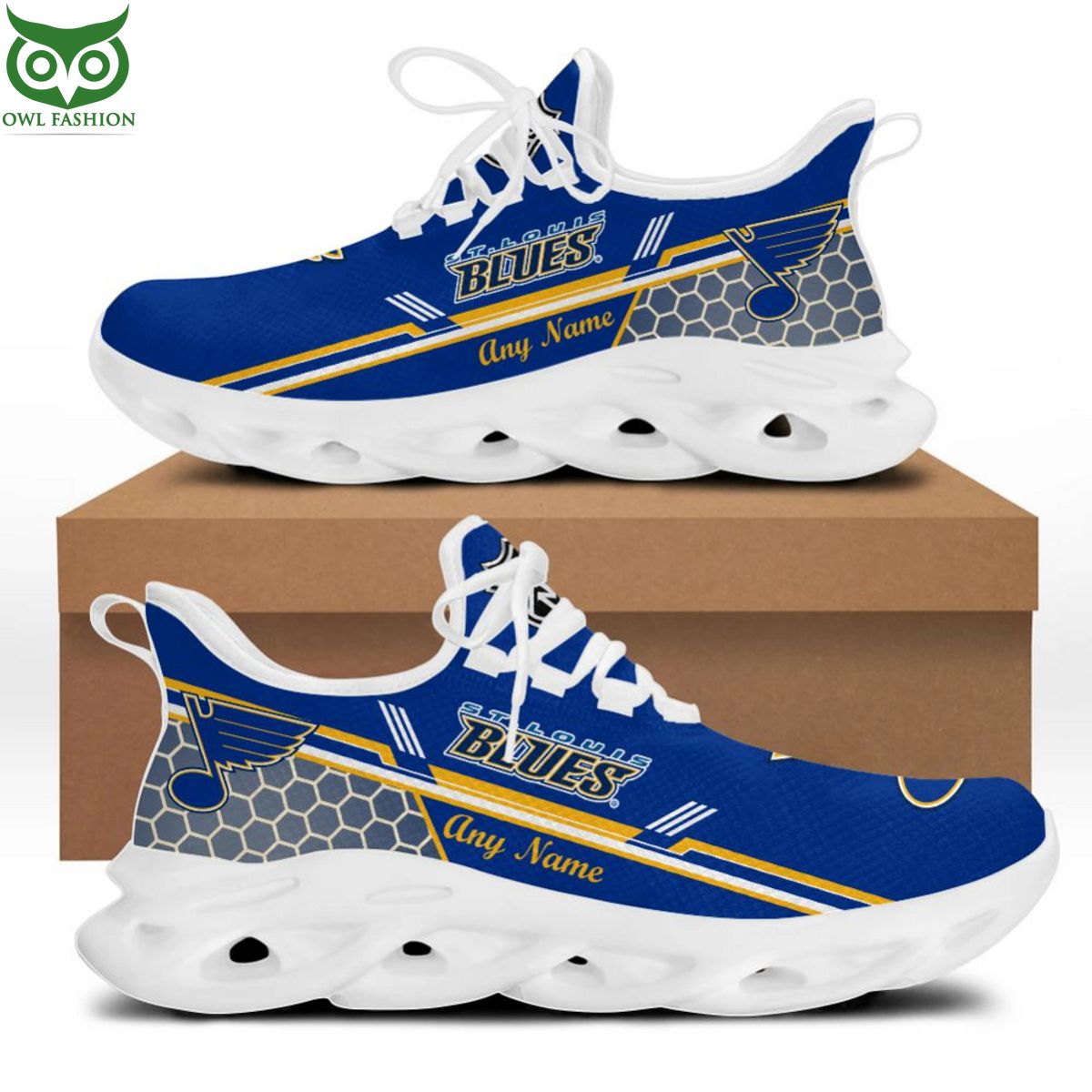 St Louis Blues Custom Name Air Jordan 13 Shoes Sneakers Mens Womens  Personalized Gifts