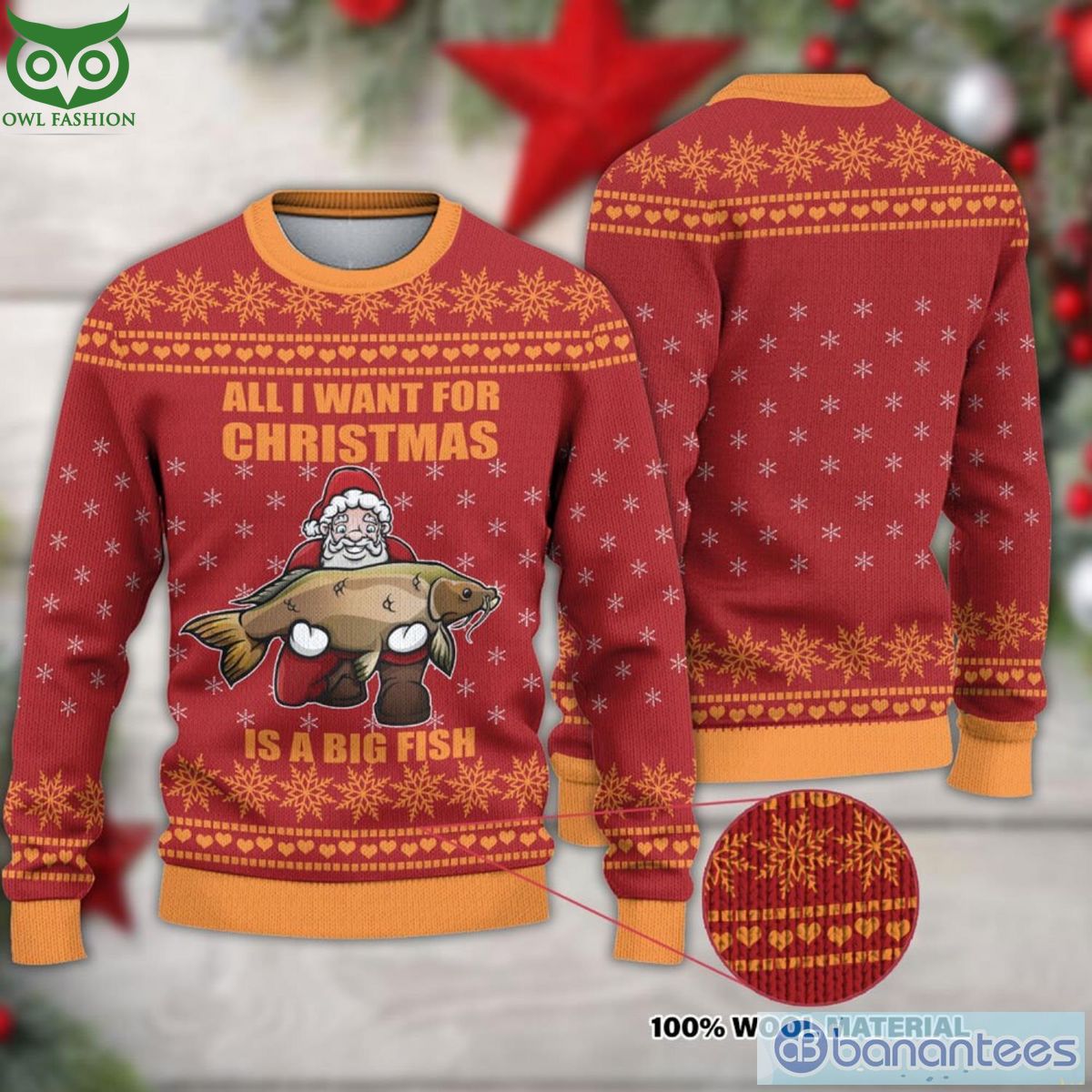 i want for christmas is a big fish fishing ugly christmas sweater 1 2pRc2.jpg