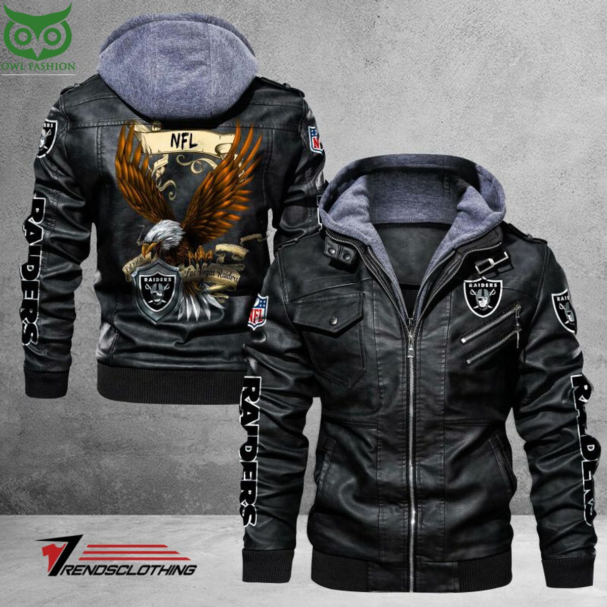 Las Vegas Raiders Trending 2D Leather Jacket I am in love with your dress