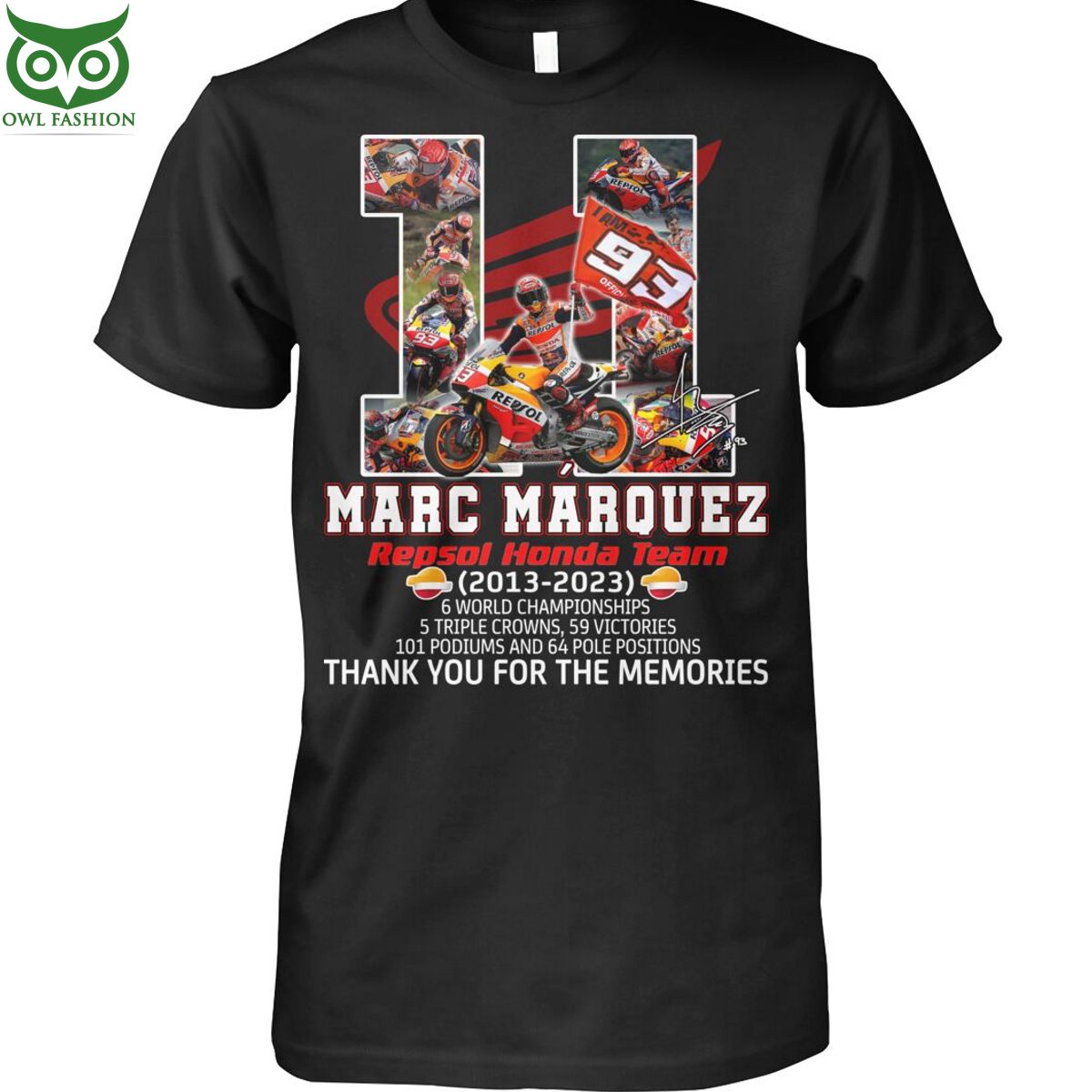 marc marquez 11 years repsol honda team championships 2013 2023 t shirt race shop owl fashion 1 eFopF.jpg