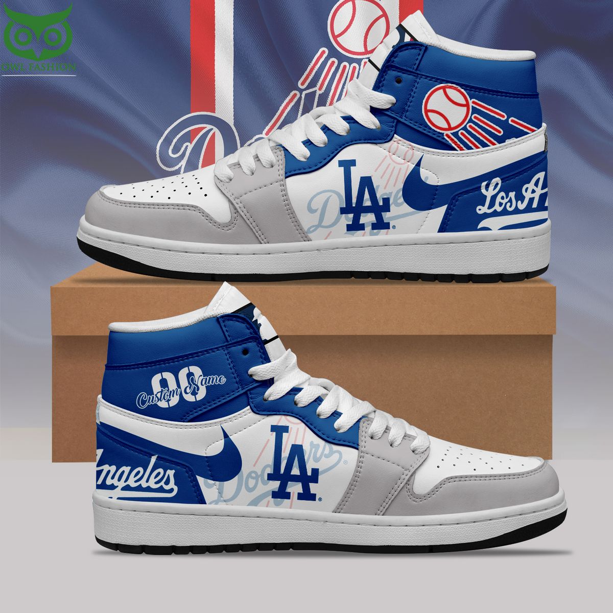 Los Angeles Dodgers Custom Shoes Limited Edition AJ 11 MLB Air Jordan - Owl  Fashion Shop