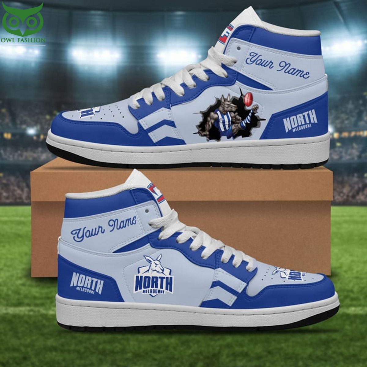 New 2023 AFL North Melbourne Limited Edition Air Jordan 1 You look lazy
