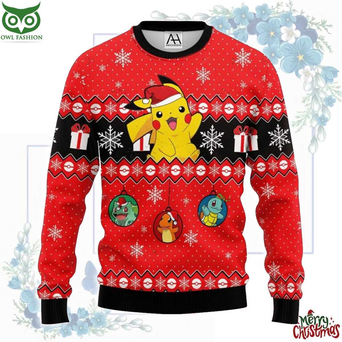 pokemon pikachu premium ugly christmas sweater 1 w4QP9.jpg